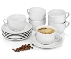 S&auml;nger Kaffeetassen Set New Port mit Untertassen 12...