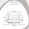 S&auml;nger Kaffeetassen Set New Port mit Untertassen 12 teilig