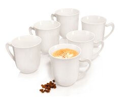 S&auml;nger Kaffeebecher Set Paris 6 teilig F&uuml;llmenge 450 ml