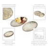 S&Auml;NGER Servierplatten Set oval Pompei 2 teilig