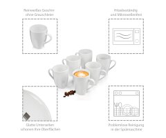 S&Auml;NGER Kaffeebecher Set Markant 6 teilig