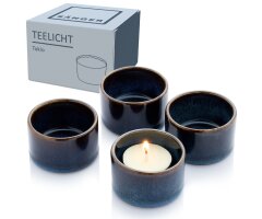 S&auml;nger Teelichthalter Set Tokio 8 teilig inkl. Kerzen